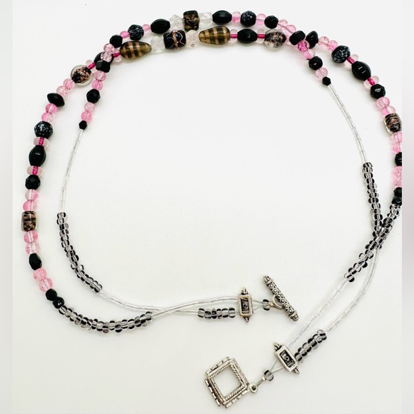 Modern Vintage Venetian Art Glass Bead Necklace - Picture 5 of 17